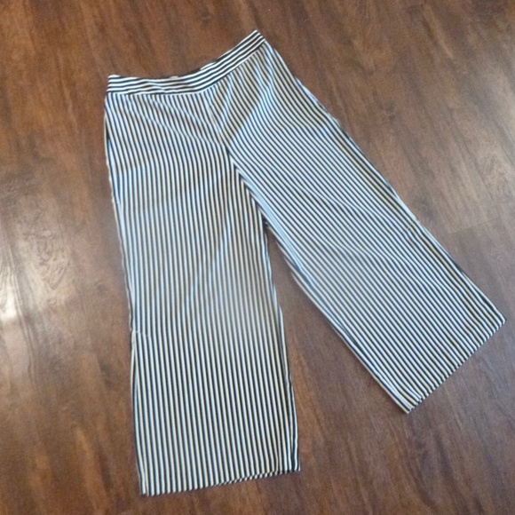 Cynthia Rowley Pants - CYNTHIA ROWLEY ANKLE PANTS WIDE PEEK-A-BOO LEG sz-6